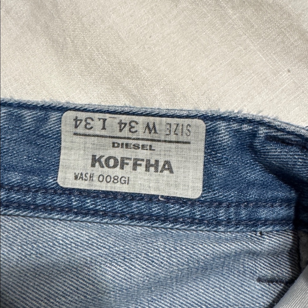 Diesel Men's Light Blue Koffha, 34x30 - Picture 3 of 11